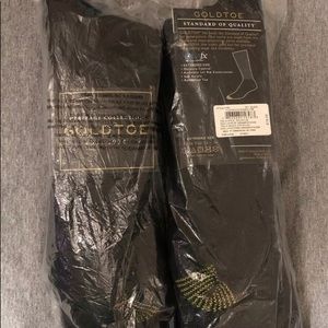 NIB Black Goldtoe Socks